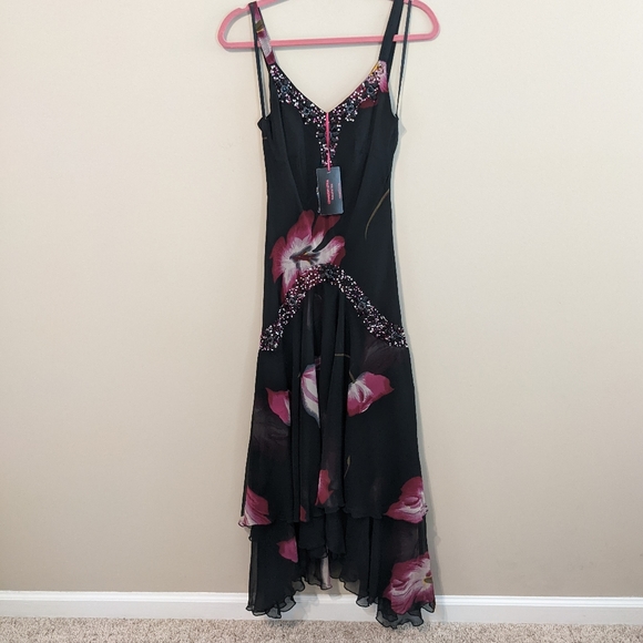 NWT Midnight Velvet Beaded dress - Picture 4 of 5